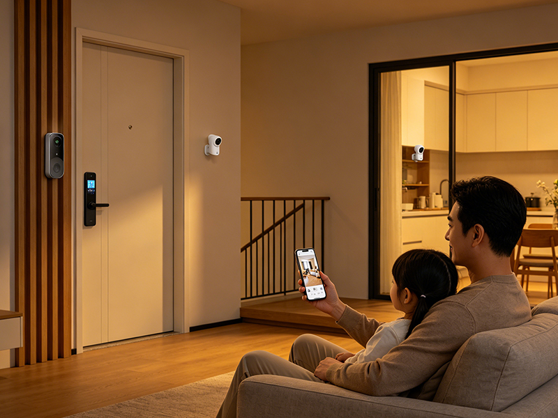 Residential Smart Home Visual Security Integration